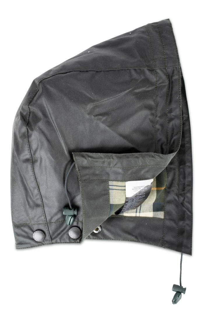 Barbour Waxed Cotton Hood 8 Barbour Waxed Cotton Hood - Image 8