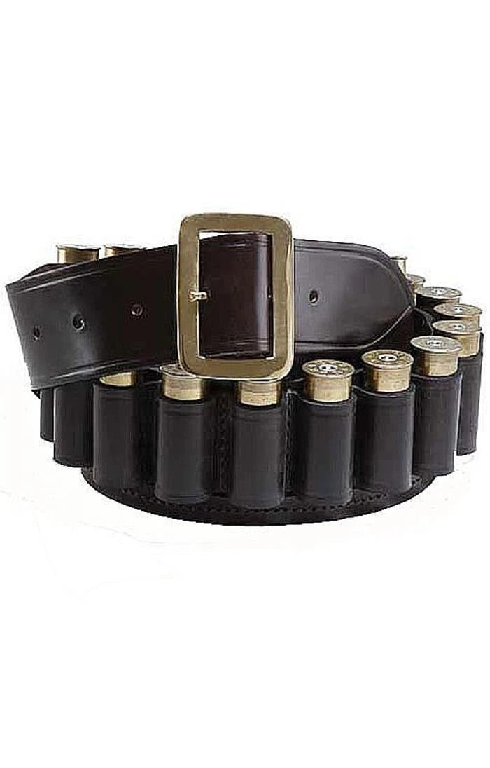 Mens Croots Bridle Leather 20G Cartridge Belt 1 Mens Croots Bridle Leather 20G Cartridge Belt