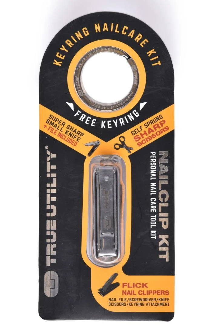 True Utility Keyring Nail Care Kit 1 True Utility Keyring Nail Care Kit