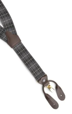 Men's Two In One Braces 22 Men's Two In One Braces -Fashion Men Clothing Store TK61520BLACKTARTAN 1