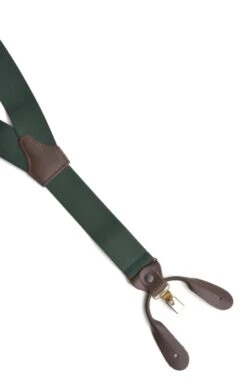 Men's Two In One Braces 23 Men's Two In One Braces -Fashion Men Clothing Store TK61520BOTTLEGREENPLAIN 1