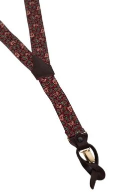 Men's Two In One Braces 25 Men's Two In One Braces -Fashion Men Clothing Store TK61520BURGPAISLEY 1