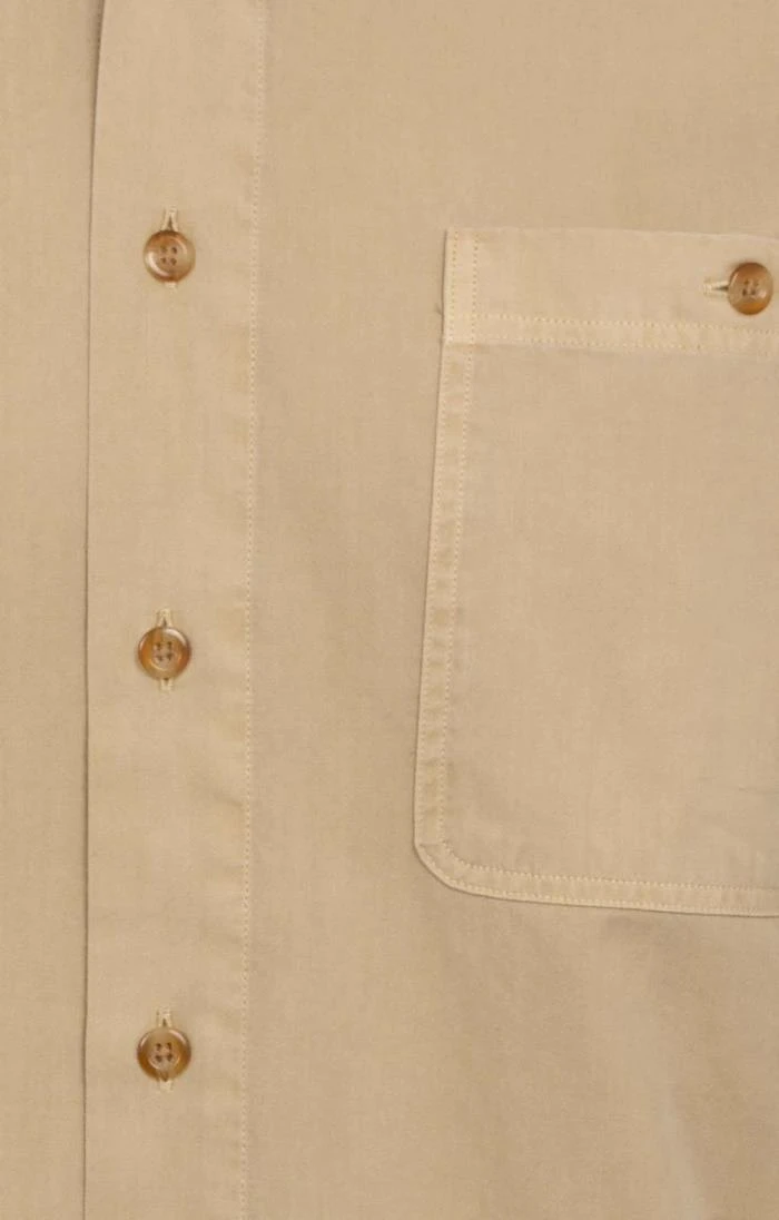 House Of Bruar Sulphur Washed Cotton Shirt 2 House Of Bruar Sulphur Washed Cotton Shirt - Image 2