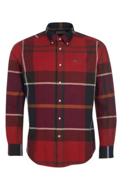 Men's Barbour Dunoon Tailored Shirt 23 Men's Barbour Dunoon Tailored Shirt -Fashion Men Clothing Store TN21401RED 2