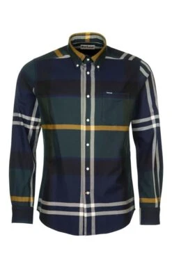 Men's Barbour Dunoon Tailored Shirt 25 Men's Barbour Dunoon Tailored Shirt -Fashion Men Clothing Store TN21401SEAWEEDTARTAN 2