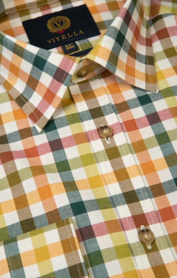 Men's Viyella Cotton/Wool Blend Shirt 5 Men's Viyella Cotton/Wool Blend Shirt - Image 5