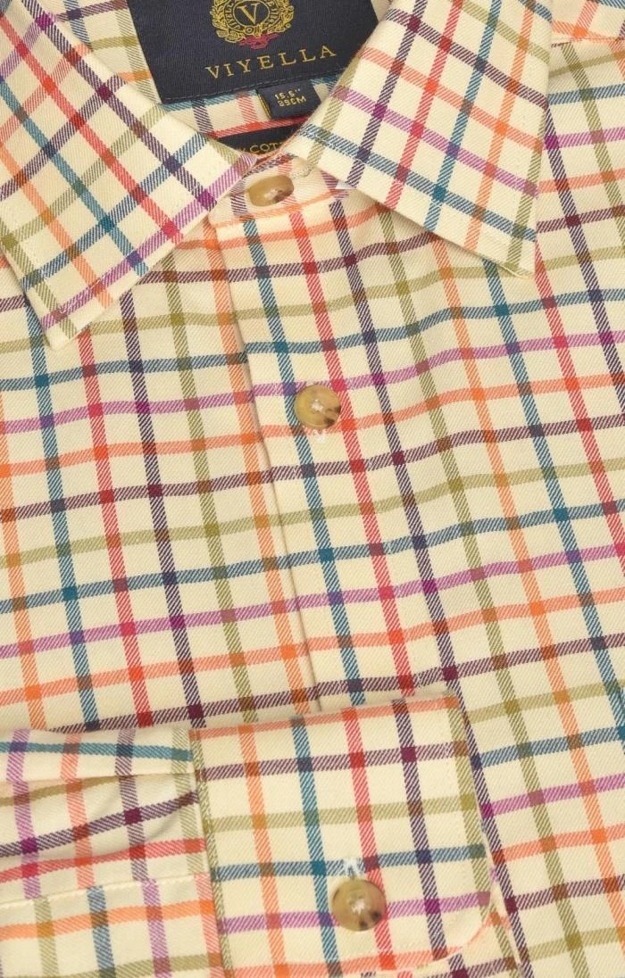 Men's Viyella Cotton/Wool Blend Shirt 7 Men's Viyella Cotton/Wool Blend Shirt - Image 7