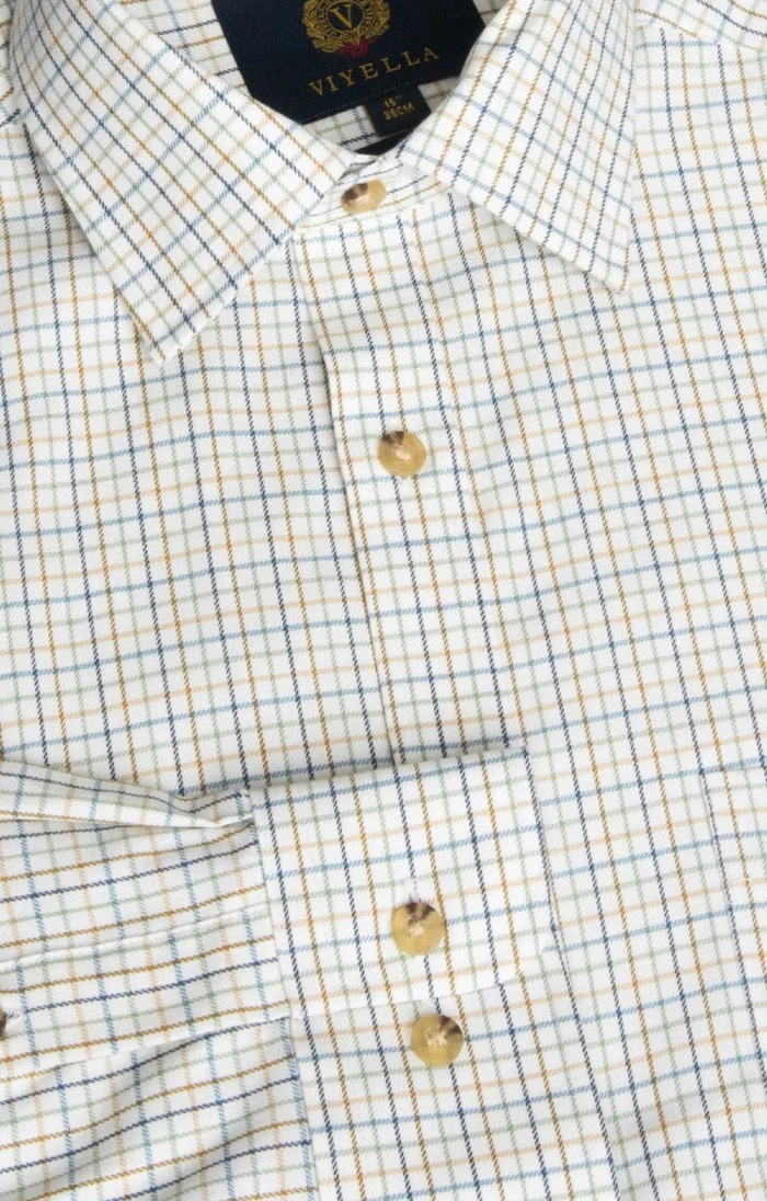 Men's Viyella Cotton/Wool Blend Shirt 8 Men's Viyella Cotton/Wool Blend Shirt - Image 8