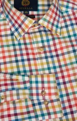 Men's Viyella Cotton/Wool Blend Shirt 23 Men's Viyella Cotton/Wool Blend Shirt -Fashion Men Clothing Store TN58855PLUMGINGHAM 1