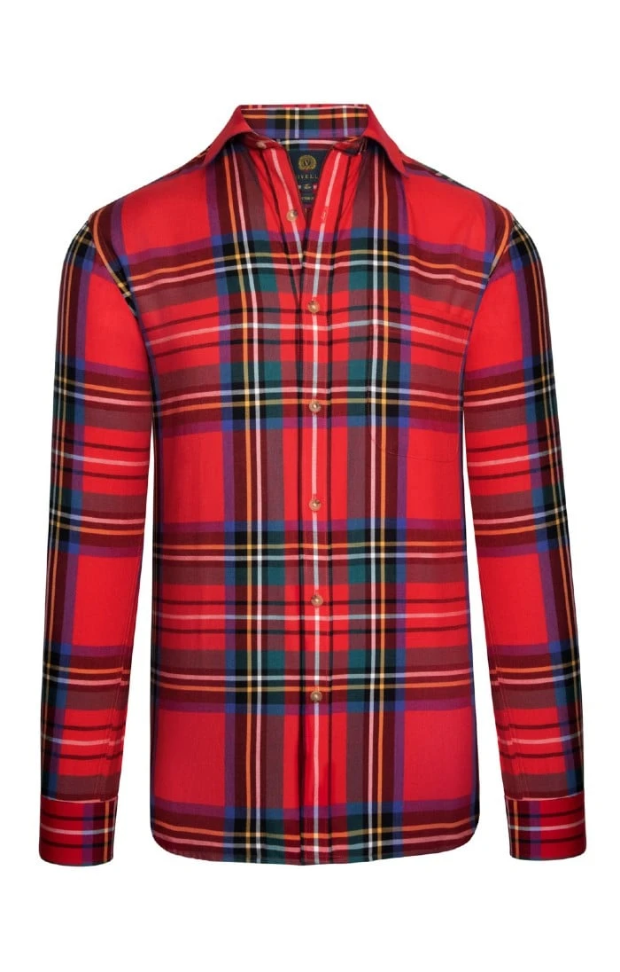 Men's Viyella Cotton/Wool Blend Shirt 1 Men's Viyella Cotton/Wool Blend Shirt