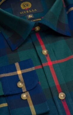 Men's Viyella Cotton/Wool Blend Shirt 26 Men's Viyella Cotton/Wool Blend Shirt -Fashion Men Clothing Store TN58855VIYELLACLUBCHECKLG 1