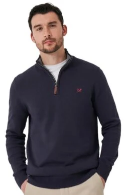 Men’s Crew Clothing Classic Half Zip Sweater