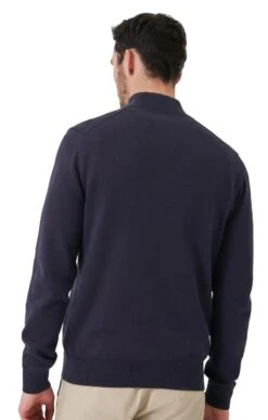 Men’s Crew Clothing Classic Half Zip Sweater -Fashion Men Clothing Store TN65401NAVY 1