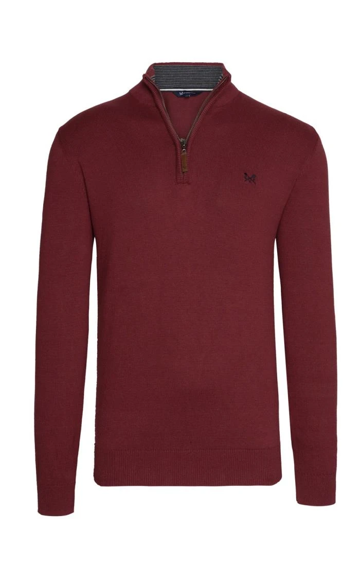 Men's Crew Clothing Organic Half Zip Sweater 1 Men's Crew Clothing Organic Half Zip Sweater