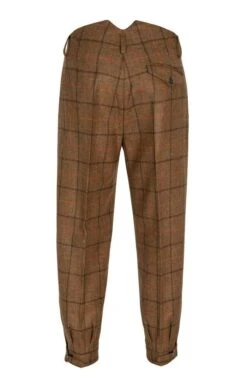 Men's Saxony Tweed Plus Fours -Fashion Men Clothing Store TP10135BARKBRACKENCHK 3 1