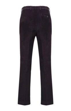 House Of Bruar Single Pleat Cord Trousers 21 House Of Bruar Single Pleat Cord Trousers -Fashion Men Clothing Store TP10195AUBERGINE 2