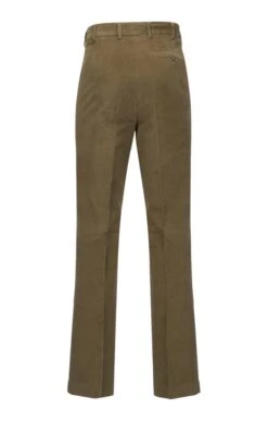 House Of Bruar Single Pleat Cord Trousers 23 House Of Bruar Single Pleat Cord Trousers -Fashion Men Clothing Store TP10195BEIGE 2