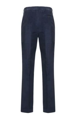 House Of Bruar Single Pleat Cord Trousers 25 House Of Bruar Single Pleat Cord Trousers -Fashion Men Clothing Store TP10195BLUE 2