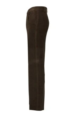 House Of Bruar Single Pleat Cord Trousers 26 House Of Bruar Single Pleat Cord Trousers -Fashion Men Clothing Store TP10195DARKBROWN 1