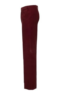 House Of Bruar Single Pleat Cord Trousers 30 House Of Bruar Single Pleat Cord Trousers -Fashion Men Clothing Store TP10195GARNET 1