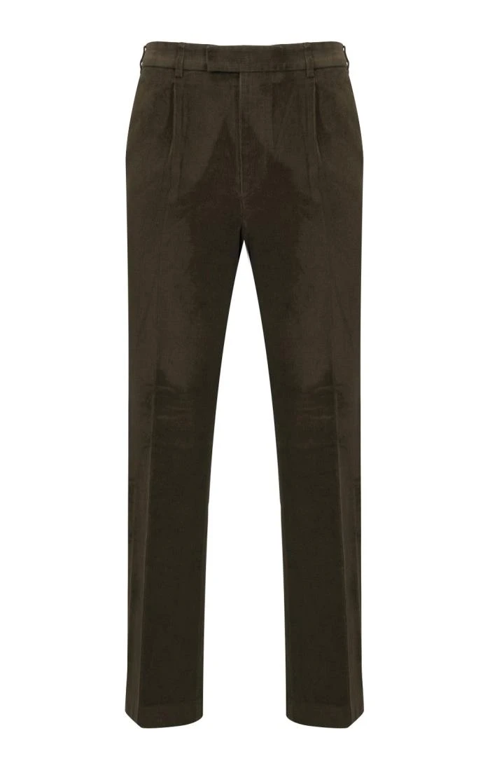 House Of Bruar Single Pleat Cord Trousers 14 House Of Bruar Single Pleat Cord Trousers - Image 14