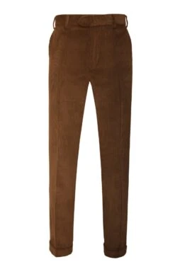 Men's Heavyweight Cord Trousers -Fashion Men Clothing Store TP10196CHESTNUT 1