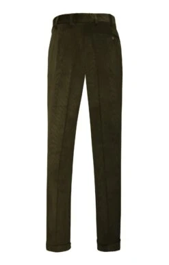 Men's Heavyweight Cord Trousers -Fashion Men Clothing Store TP10196OLIVE 2