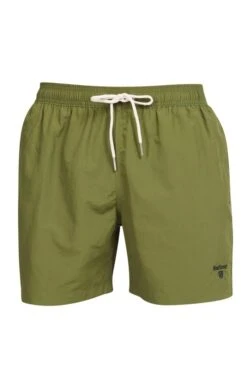 Men's Barbour Essential Logo 5” Swim Shorts 5 Men's Barbour Essential Logo 5” Swim Shorts -Fashion Men Clothing Store TP22008OLIVE 2