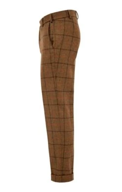 Men's Saxony Tweed Trousers -Fashion Men Clothing Store TP30200BARKBRACKENCHK 2