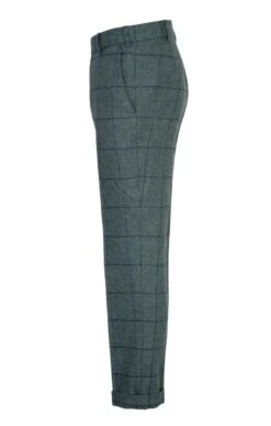 Men's Saxony Tweed Trousers -Fashion Men Clothing Store TP30200BLUELOVATWP 2