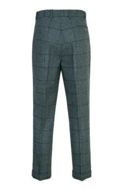 Men's Saxony Tweed Trousers -Fashion Men Clothing Store TP30200BLUELOVATWP 3