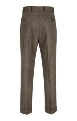 Men's Saxony Tweed Trousers -Fashion Men Clothing Store TP30200MOORLANDHEATHERWP 3