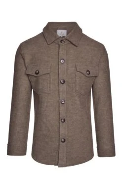 Men's Boiled Wool Overshirt
