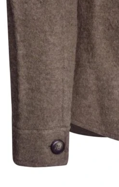 Men's Boiled Wool Overshirt 5 Men's Boiled Wool Overshirt -Fashion Men Clothing Store TR00418TAUPE 1