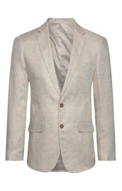 Men's Herringbone Pure Linen Jacket 10 Men's Herringbone Pure Linen Jacket -Fashion Men Clothing Store TR10025CANVAS 3