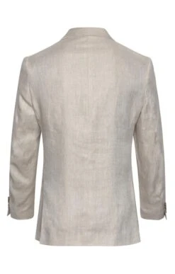 Men's Herringbone Pure Linen Jacket 11 Men's Herringbone Pure Linen Jacket -Fashion Men Clothing Store TR10025CANVAS 4