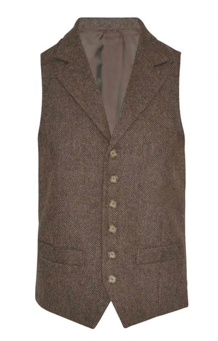 Men's Kilt Single Breasted Waistcoat 1 Men's Kilt Single Breasted Waistcoat