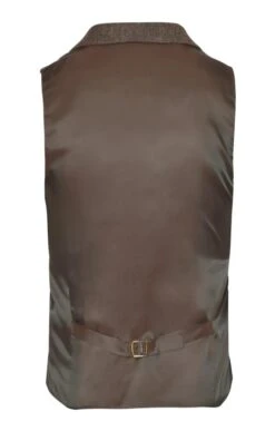 Men's Kilt Single Breasted Waistcoat 12 Men's Kilt Single Breasted Waistcoat -Fashion Men Clothing Store TR12311DEEPCARAMELBCORN 1