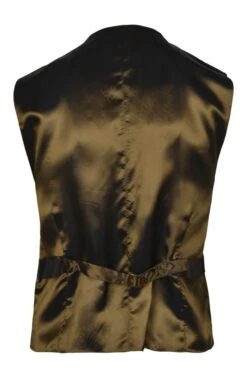 Men's Double Breasted Linen Waistcoat -Fashion Men Clothing Store TR20017KHAKI 2