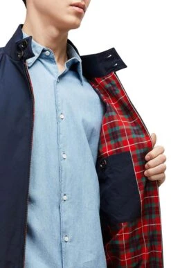Men’s G9 Harrington Jacket -Fashion Men Clothing Store TR23003NAVY 2