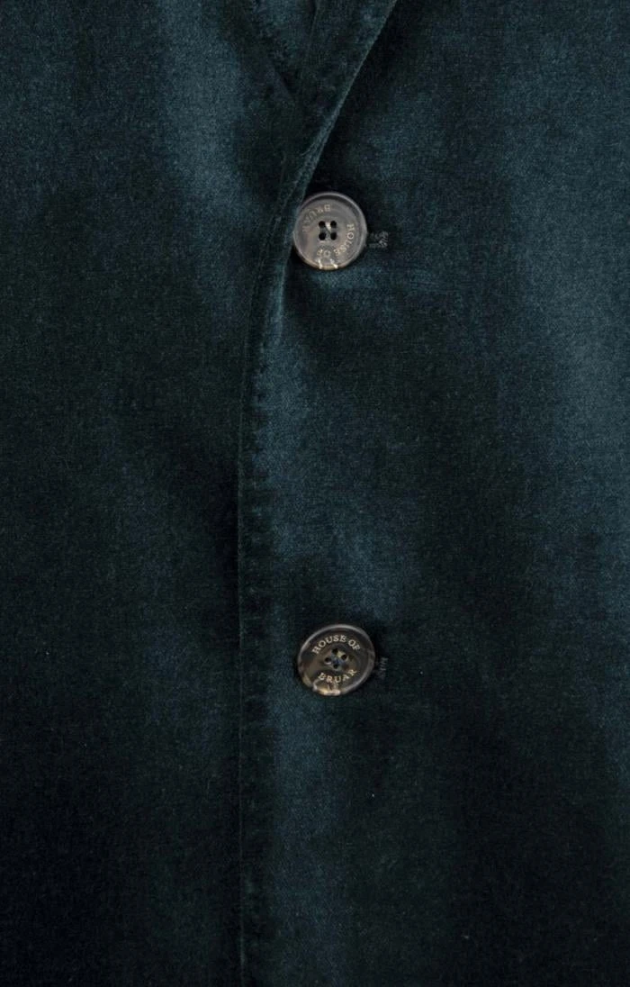 Men's Single Breasted Velvet Jacket 9 Men's Single Breasted Velvet Jacket - Image 9