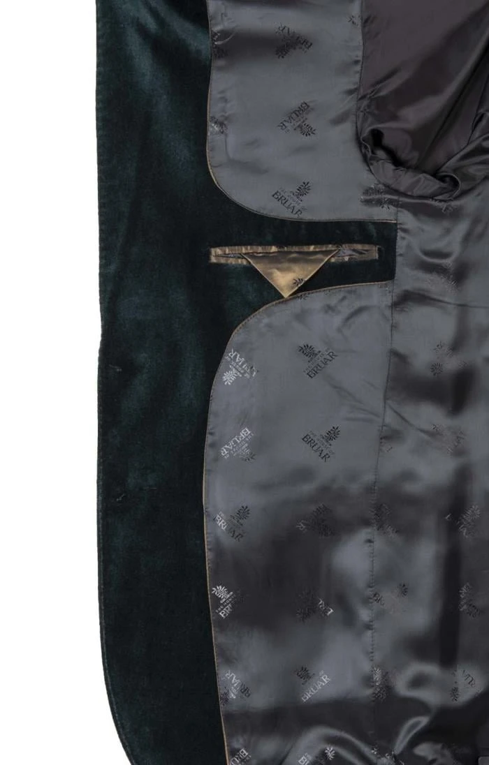 Men's Single Breasted Velvet Jacket 11 Men's Single Breasted Velvet Jacket - Image 11