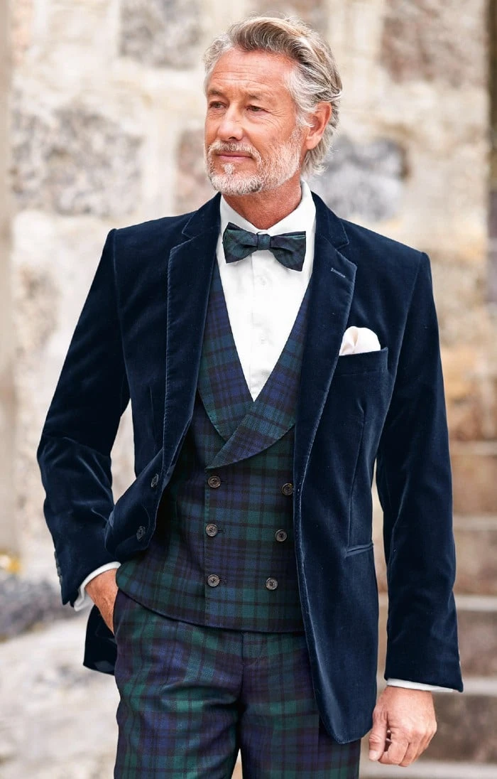 Men's Single Breasted Velvet Jacket 1 Men's Single Breasted Velvet Jacket