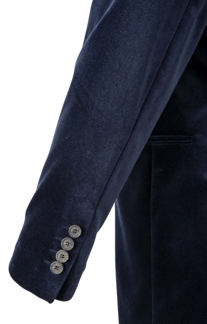 Men's Single Breasted Velvet Jacket 20 Men's Single Breasted Velvet Jacket - Image 20