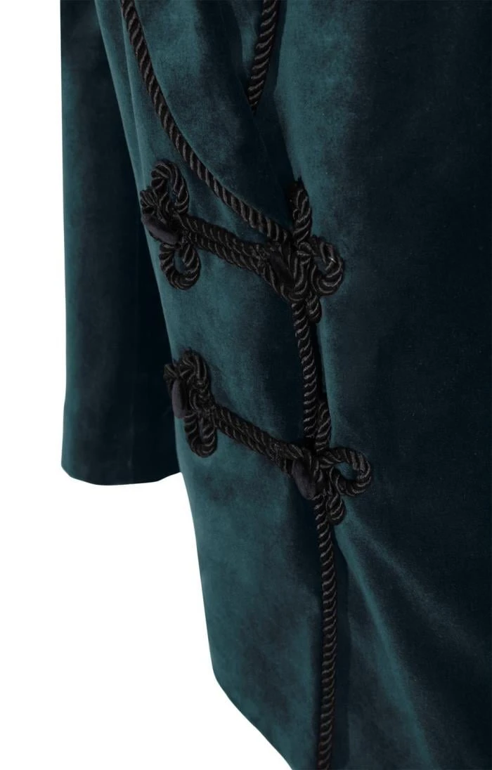 Men's Double Breasted Velvet Jacket 8 Men's Double Breasted Velvet Jacket - Image 8