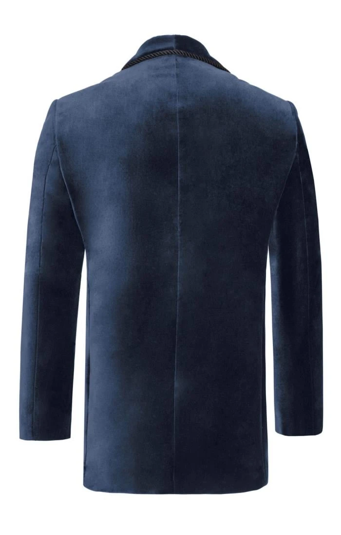 Men's Double Breasted Velvet Jacket 13 Men's Double Breasted Velvet Jacket - Image 13