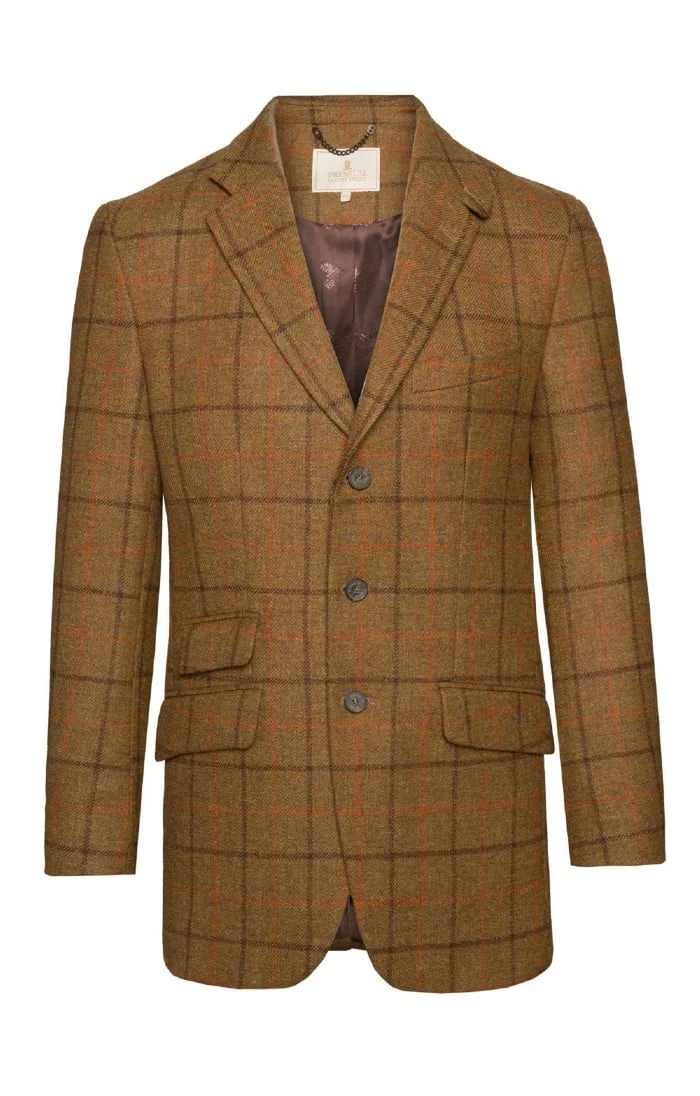 Men's Saxony Tweed Hacking Jacket 2 Men's Saxony Tweed Hacking Jacket - Image 2