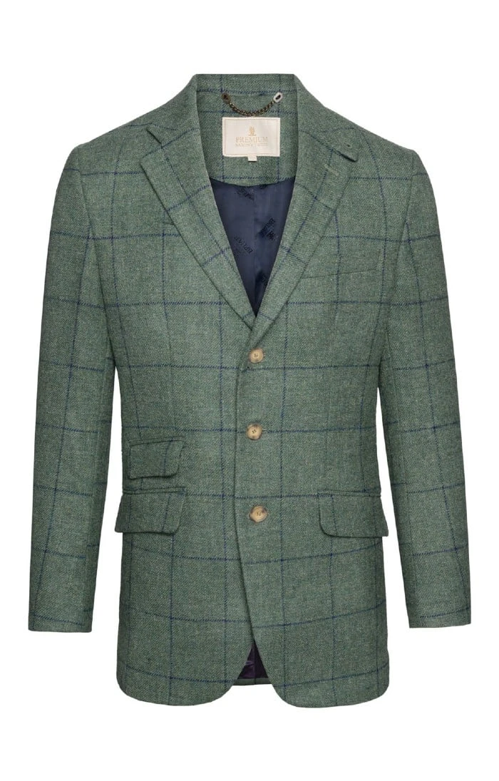 Men's Saxony Tweed Hacking Jacket 7 Men's Saxony Tweed Hacking Jacket - Image 7