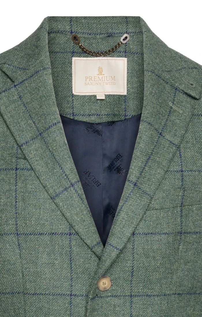 Men's Saxony Tweed Hacking Jacket 8 Men's Saxony Tweed Hacking Jacket - Image 8