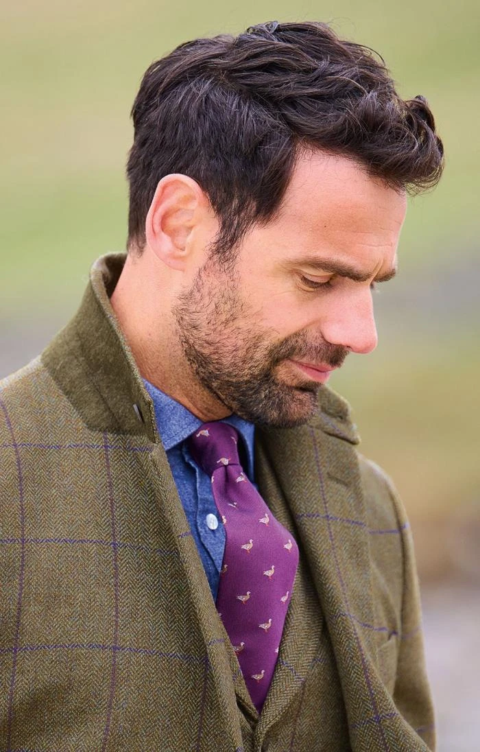 Men's Saxony Tweed Hacking Jacket 12 Men's Saxony Tweed Hacking Jacket - Image 12